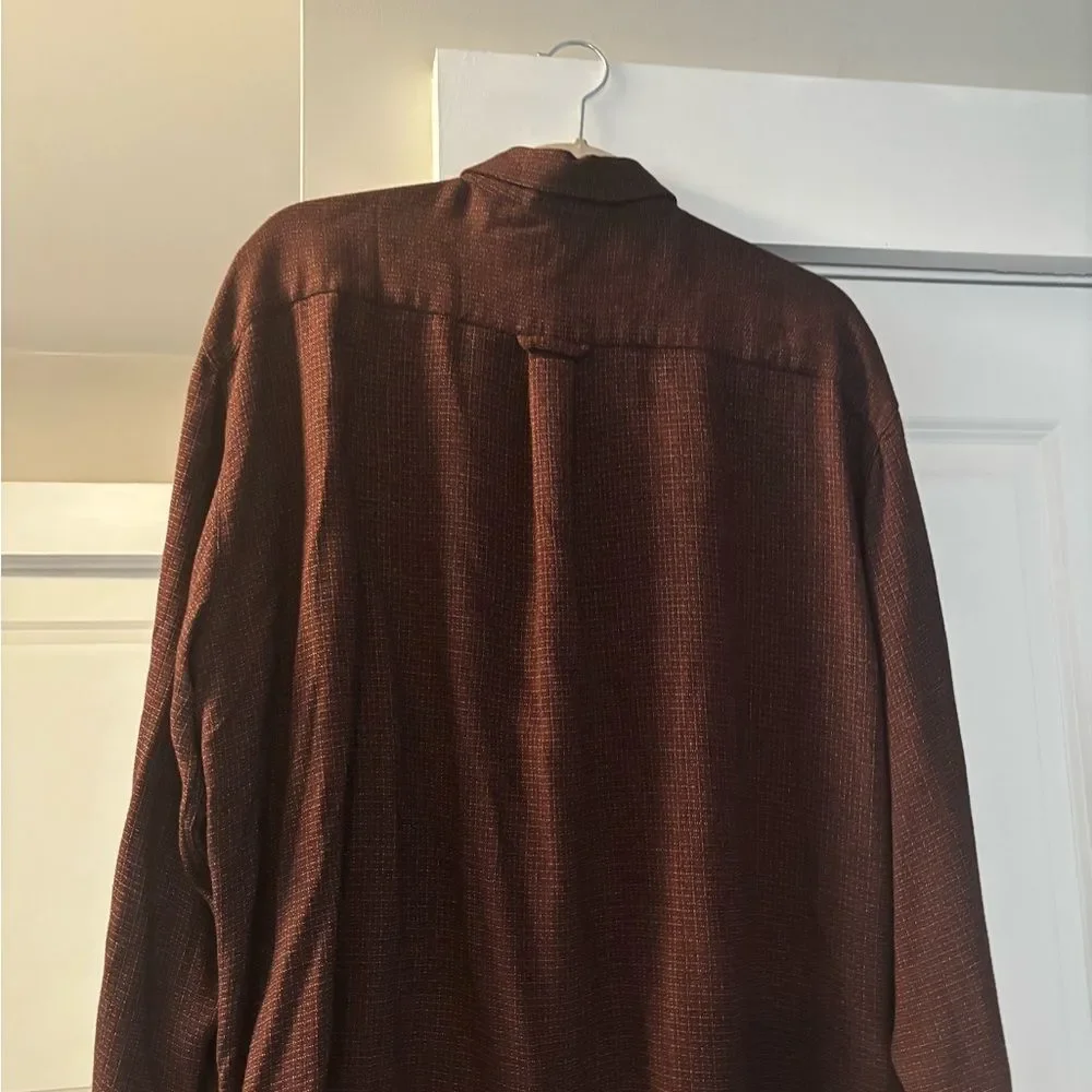 Zanella Dark Brown Patterned Shirt - Picture 5 of 8